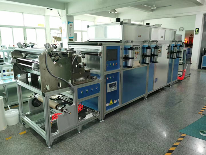 Solvent coating machine