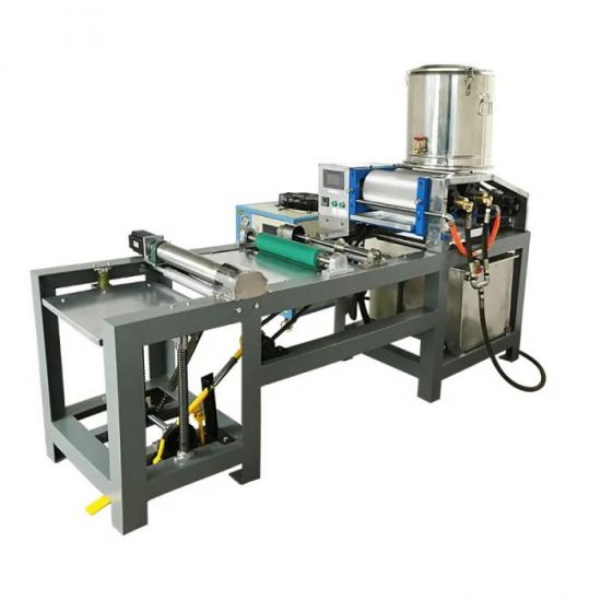 Beeswax foundation machine