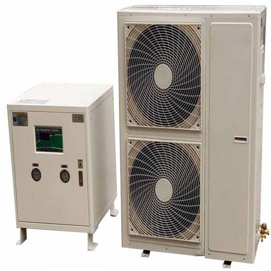 Split industrial chiller