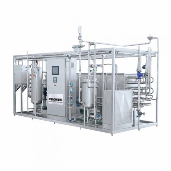 Tubular sterilizer beverage