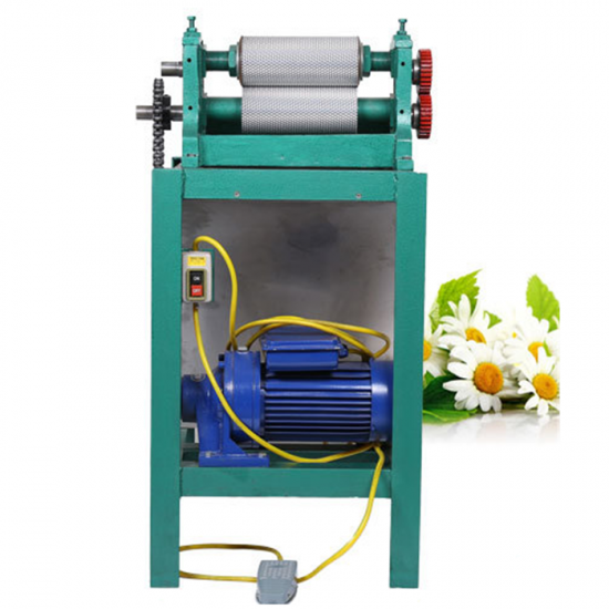Manual beeswax foundation machine