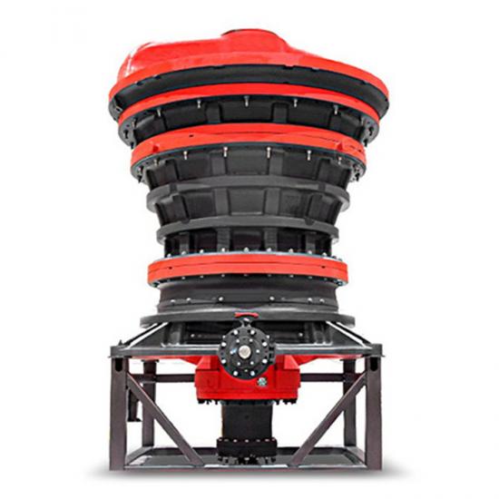 Large rotary stone crusher