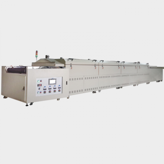 Tunnel type hot air IR dryer