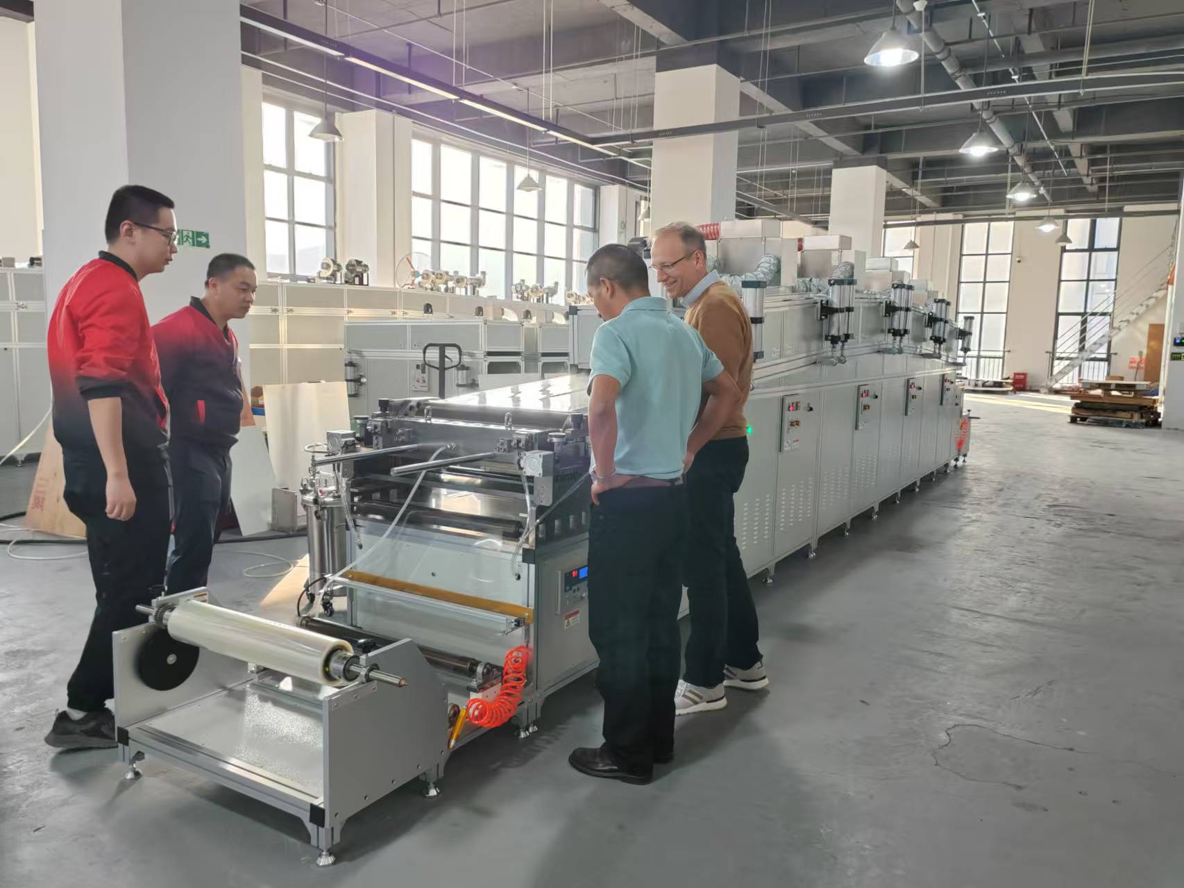 European Customer Custom Machines Ready for Final Acceptance Test